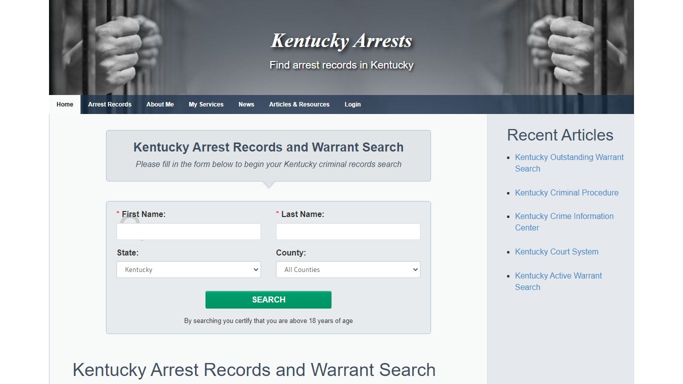 Hardin County, Kentucky Warrants and Arrest Records ...